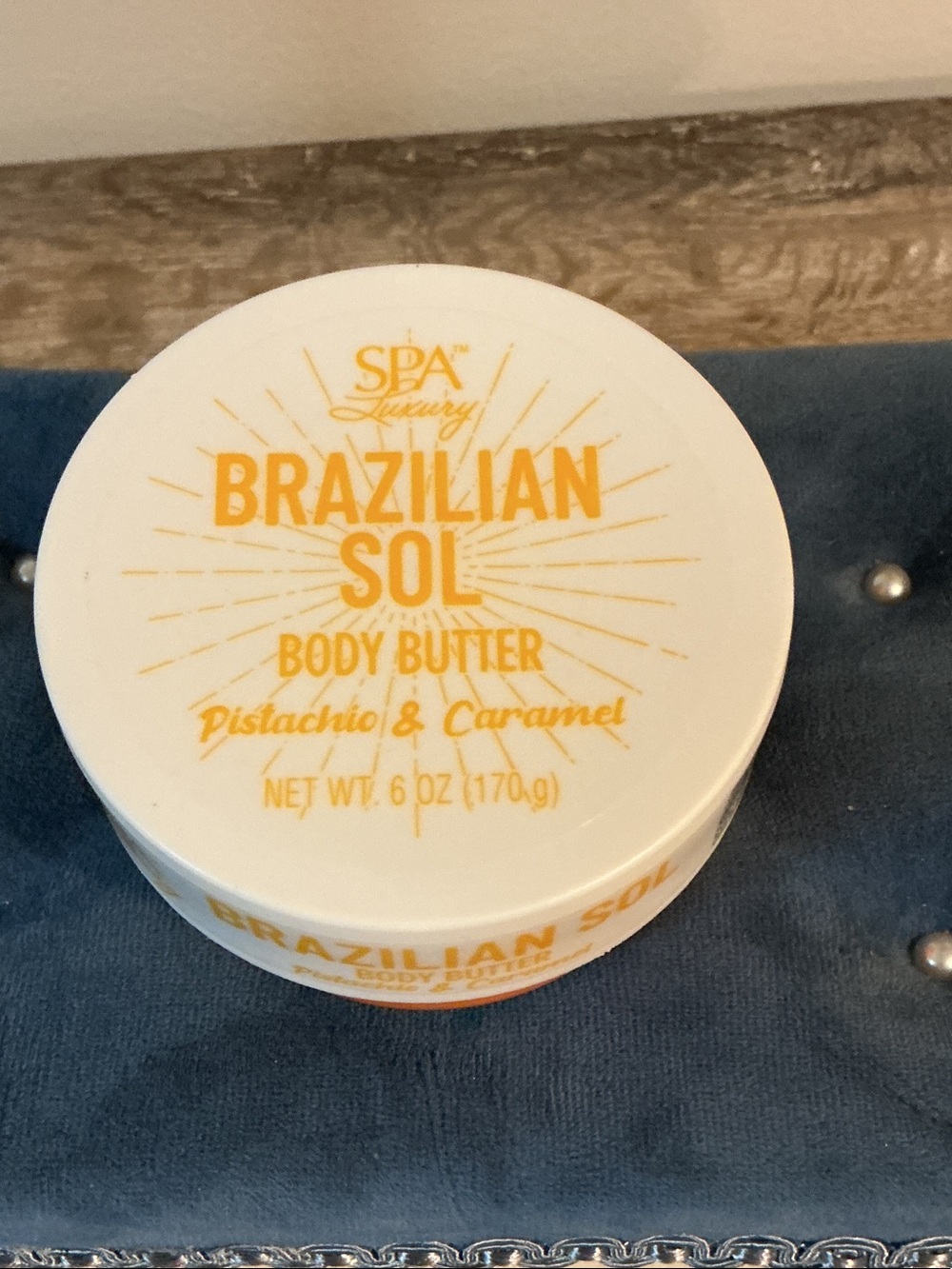 Brazilian Sol Pistachio & Caramel Body Butter - White